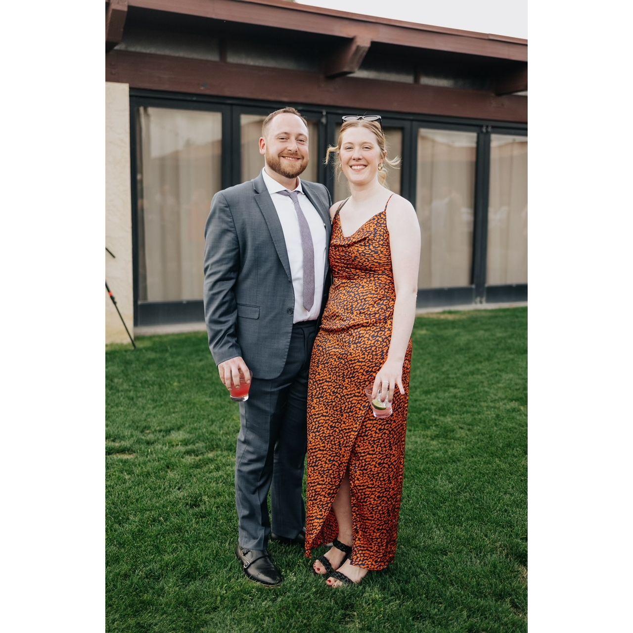 Celebrating at our friends Alli & Jeff's wedding.