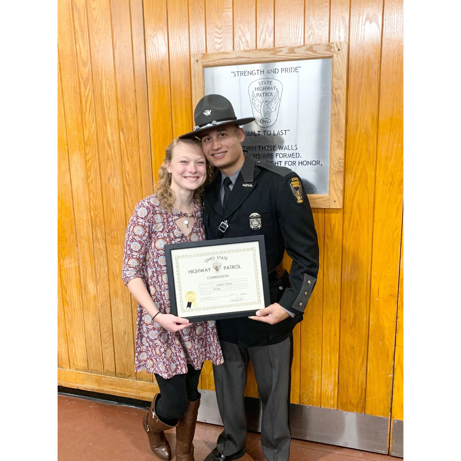 Jordan's State Trooper graduation