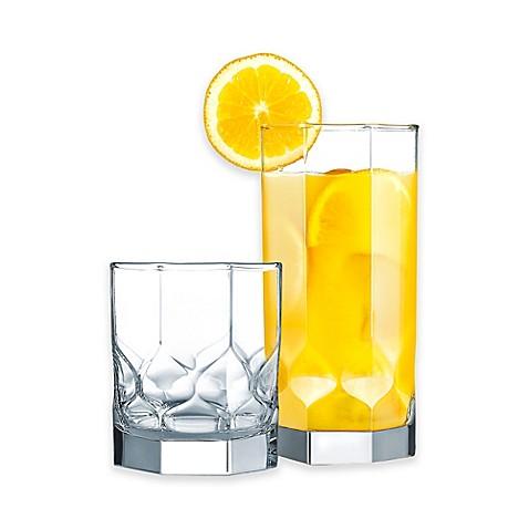 Luminarc Topaz 16-Piece Drinkware Set