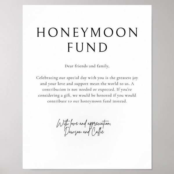 Honeymoon Fund