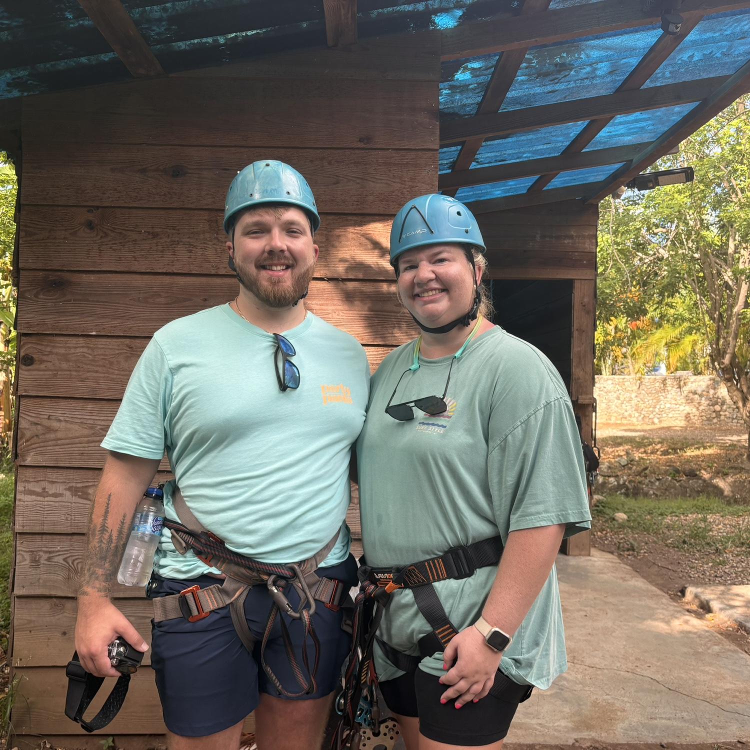 Ziplining in the Dominican!