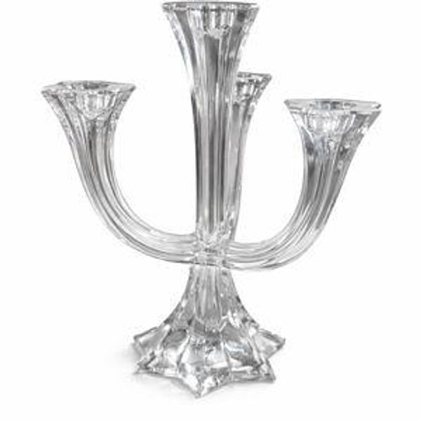 Vintage Villeroy boch crystal 4 arm candlestick holder