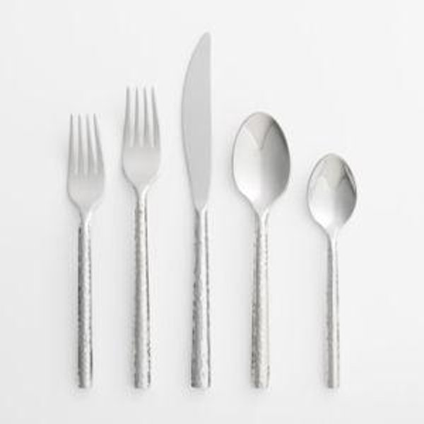 Boulder Mirror 20-Piece Flatware Set