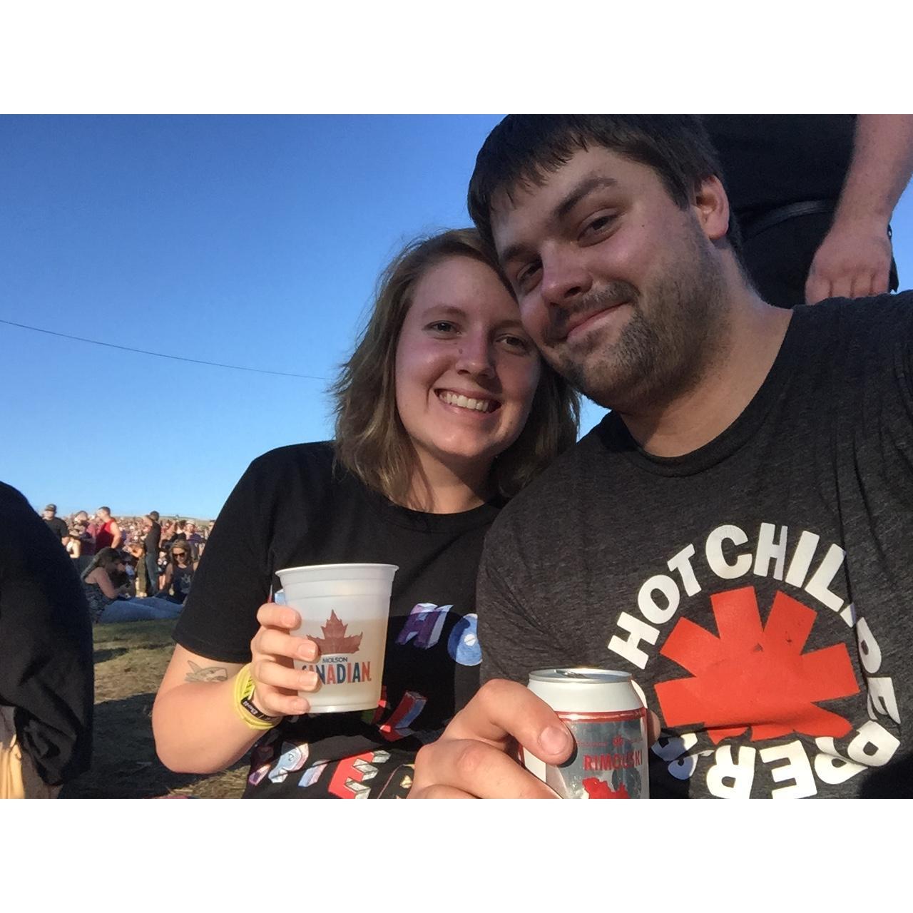 Red Hot Chili Peppers concert in Quebec!