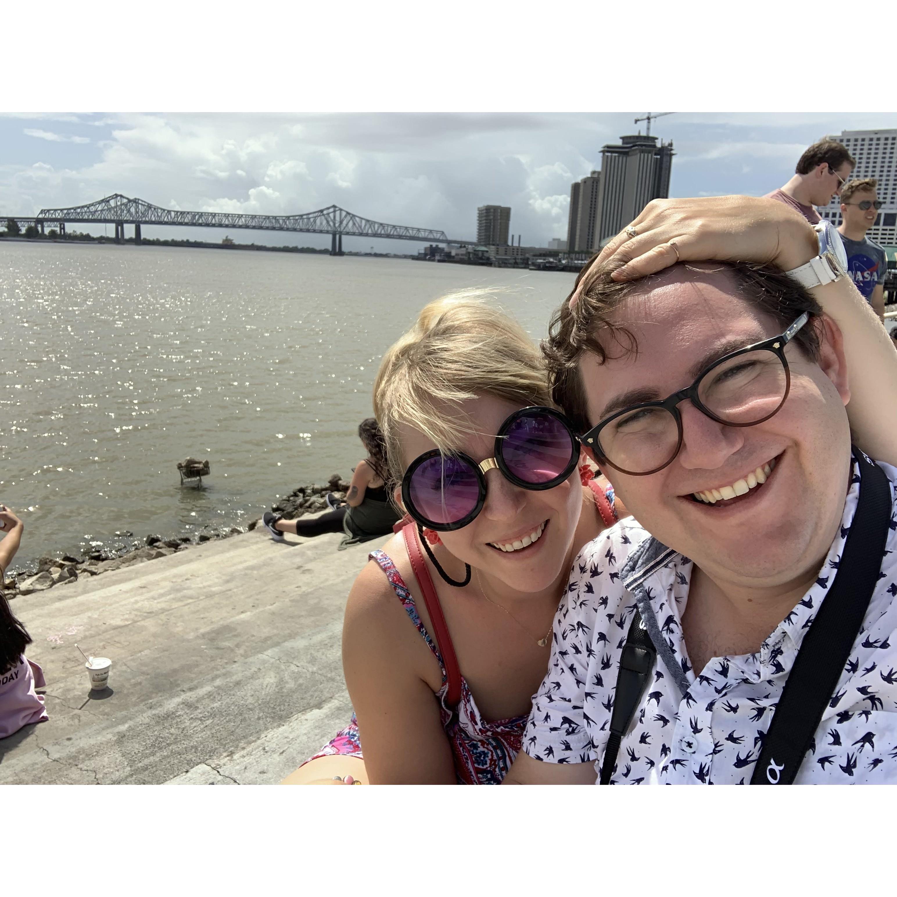 A happy moment from New Orleans