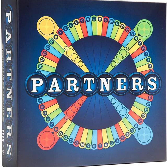 PARTNERS board game - A 4 player strategy board game played in teams of 2 | perfect for game night with family, friends, adults, teens, all ages