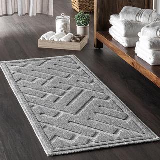 Hudson Abstract Maze Bath Mat