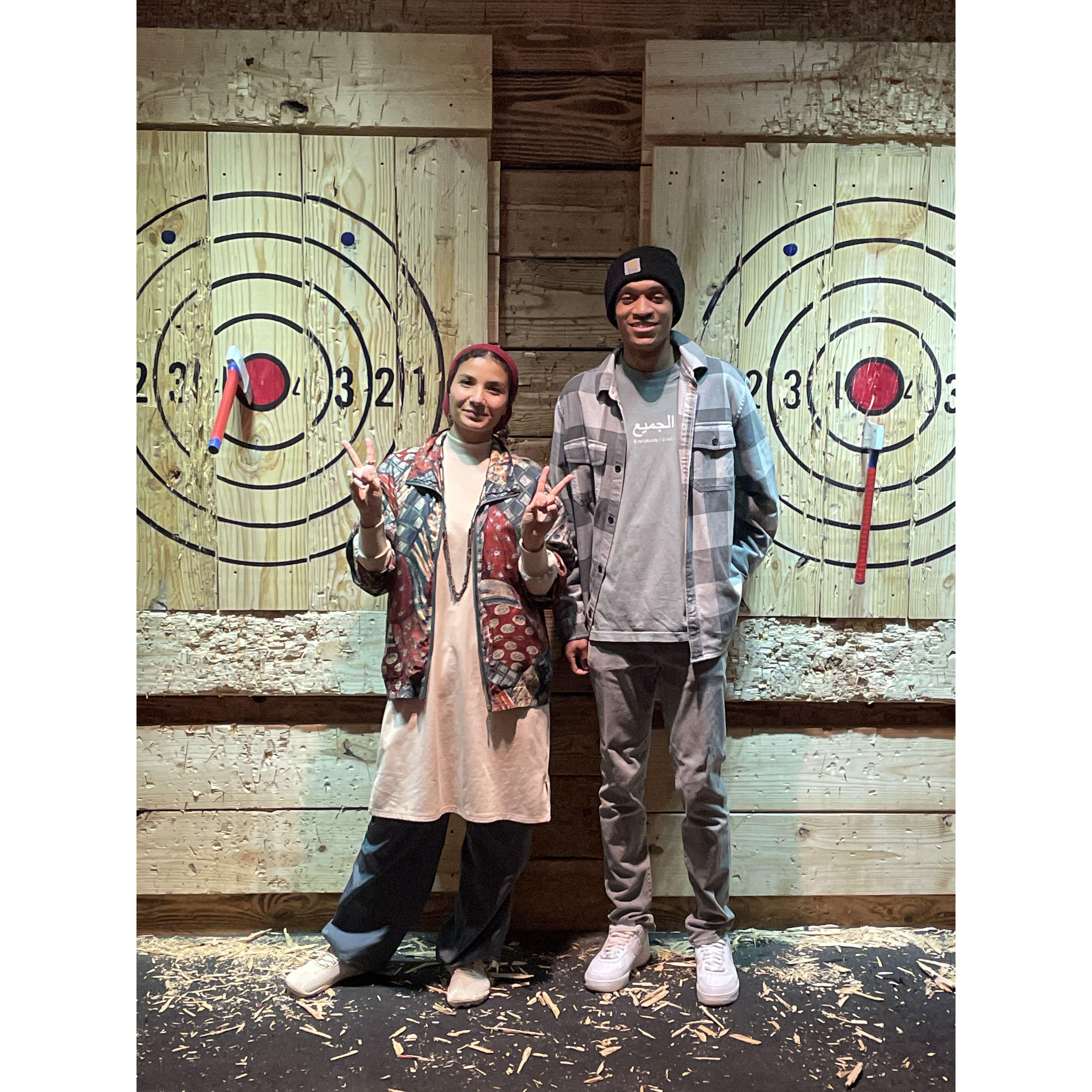 Axe Throwing!