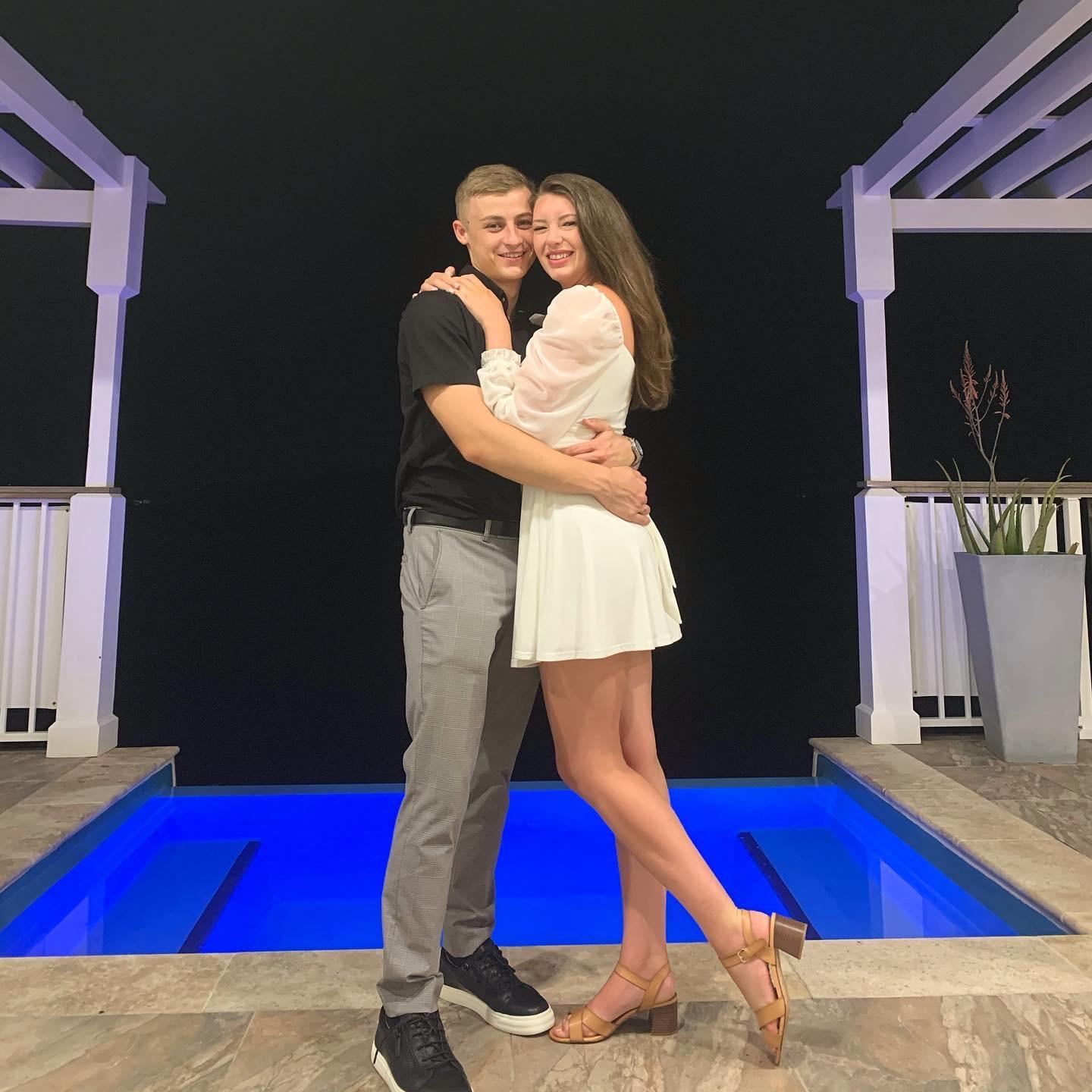 The couple's first trip together to Antigua during the COVID pandemic