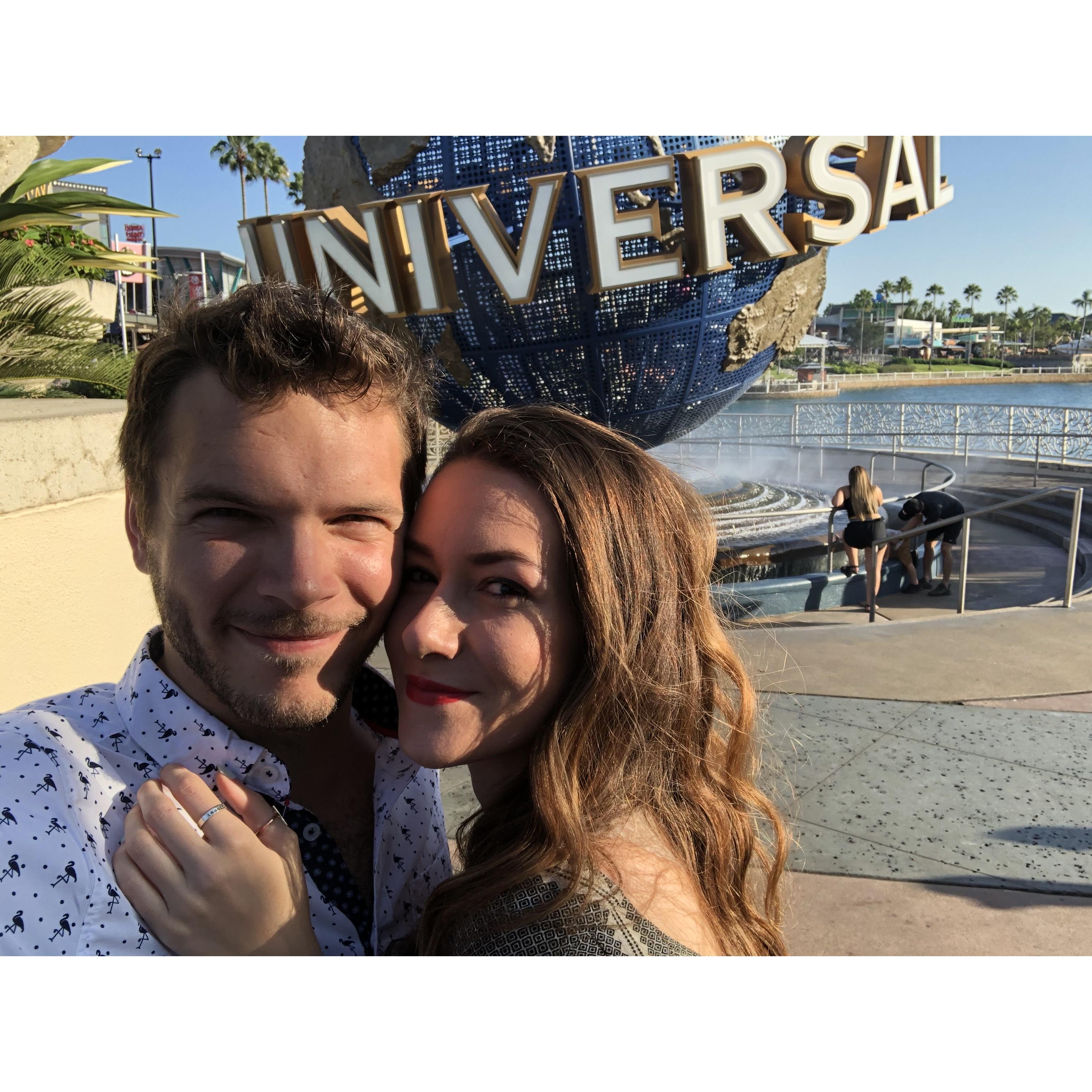 Our first vacation together! If you know Geoff, you know Star Wars World is next!