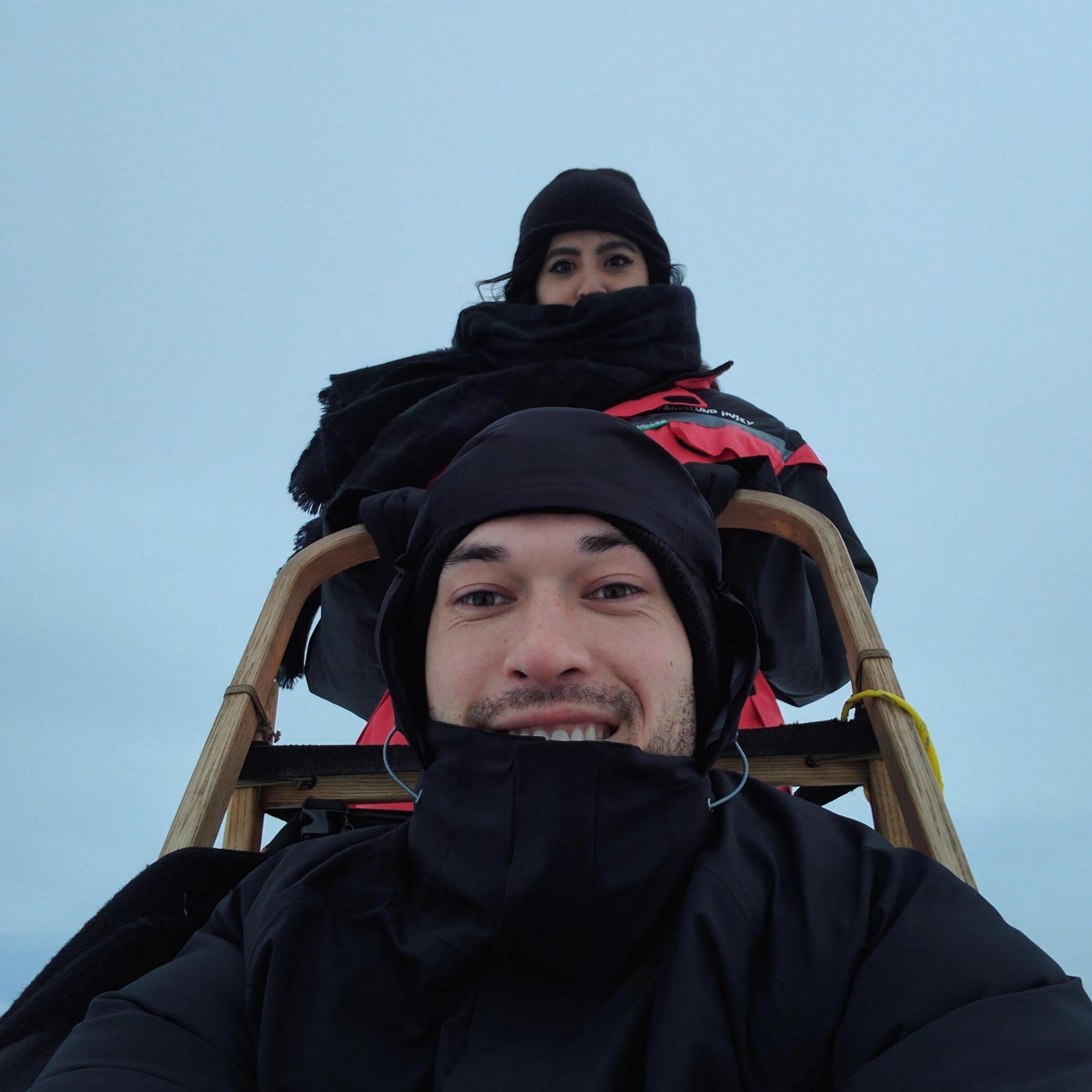 Dog sledding in Norway - Jan 2017