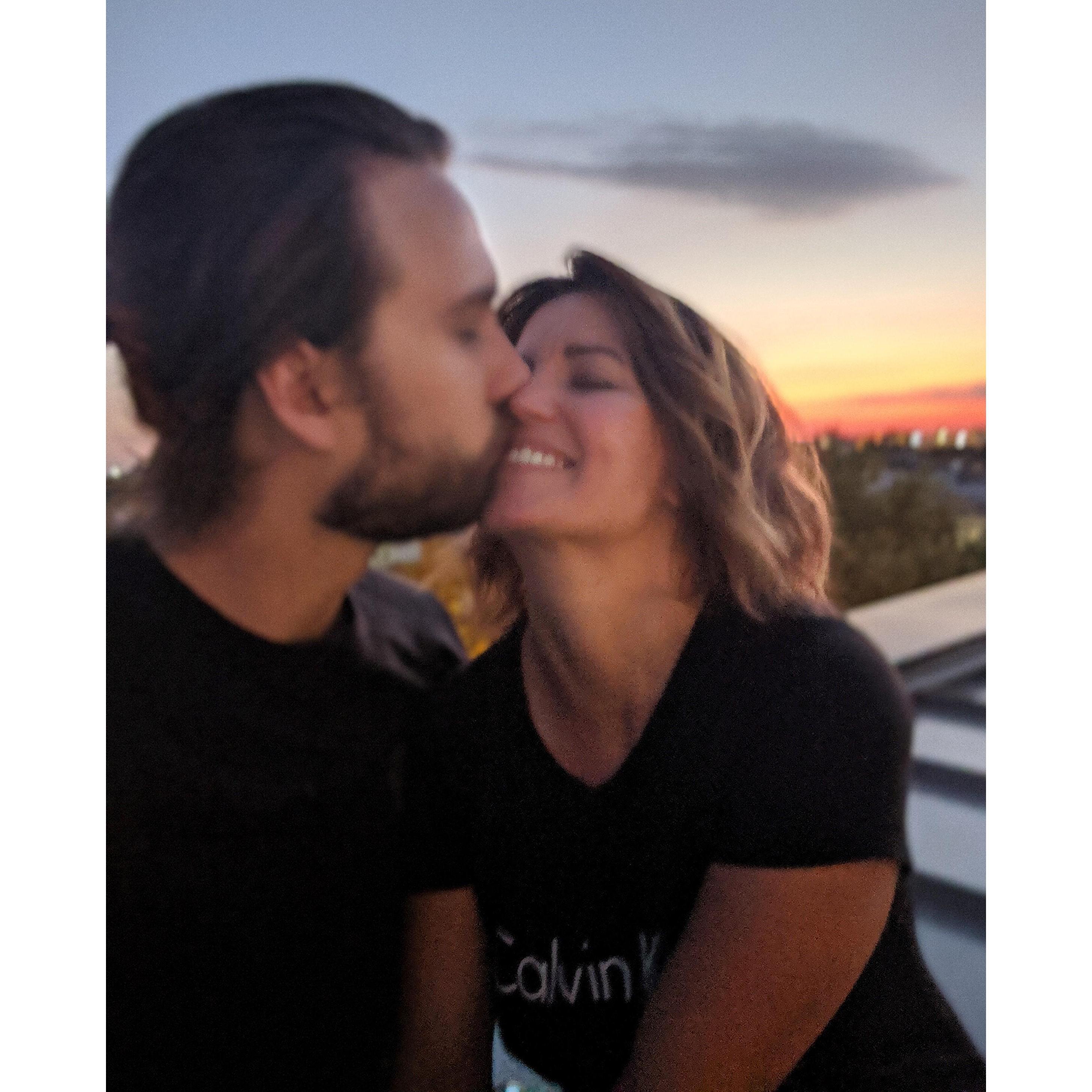 rooftop sunrises