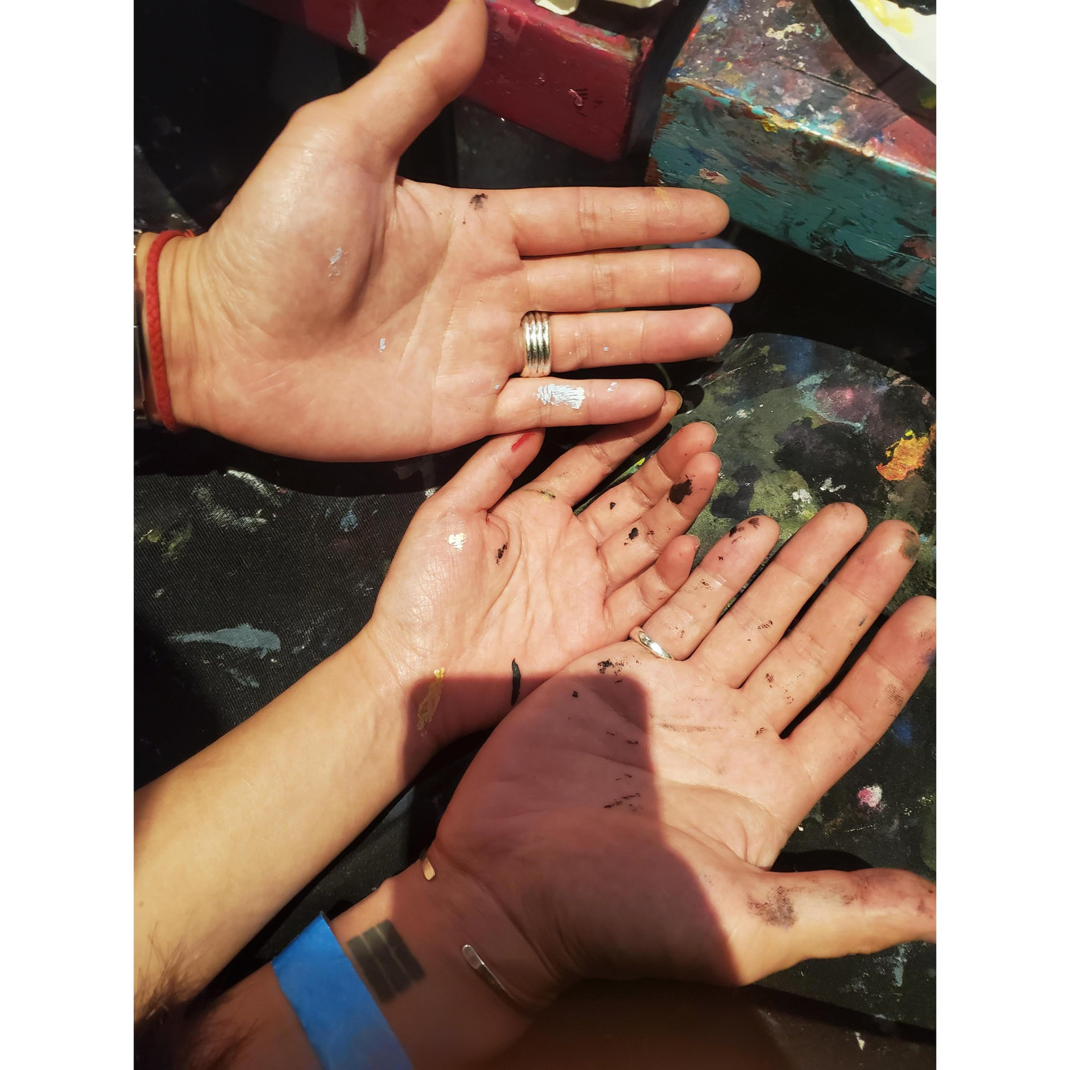 Paint and Pour! When we started dating.