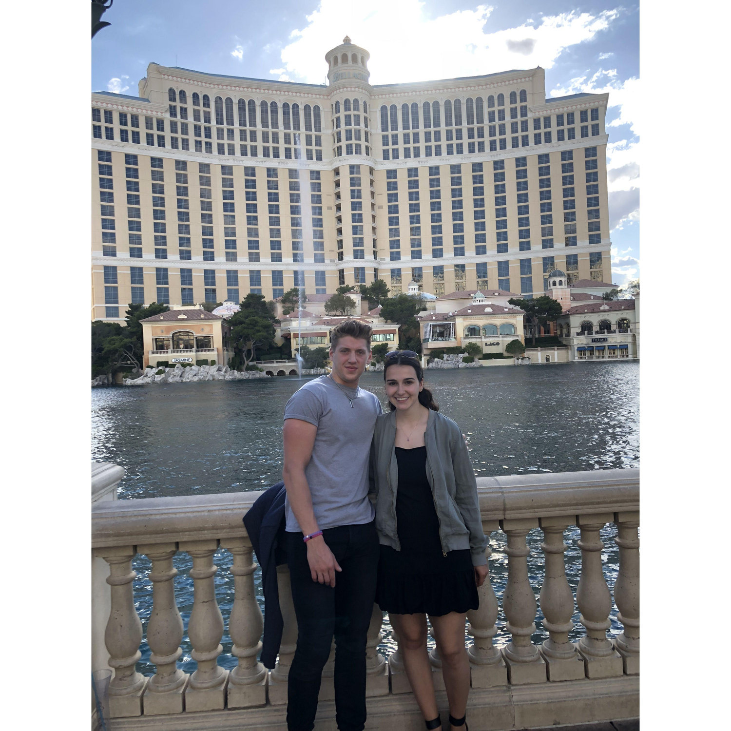 To celebrate Halie's graduation from Vanderbilt and Michael's 21st birthday, Halie's parents took them to Las Vegas!