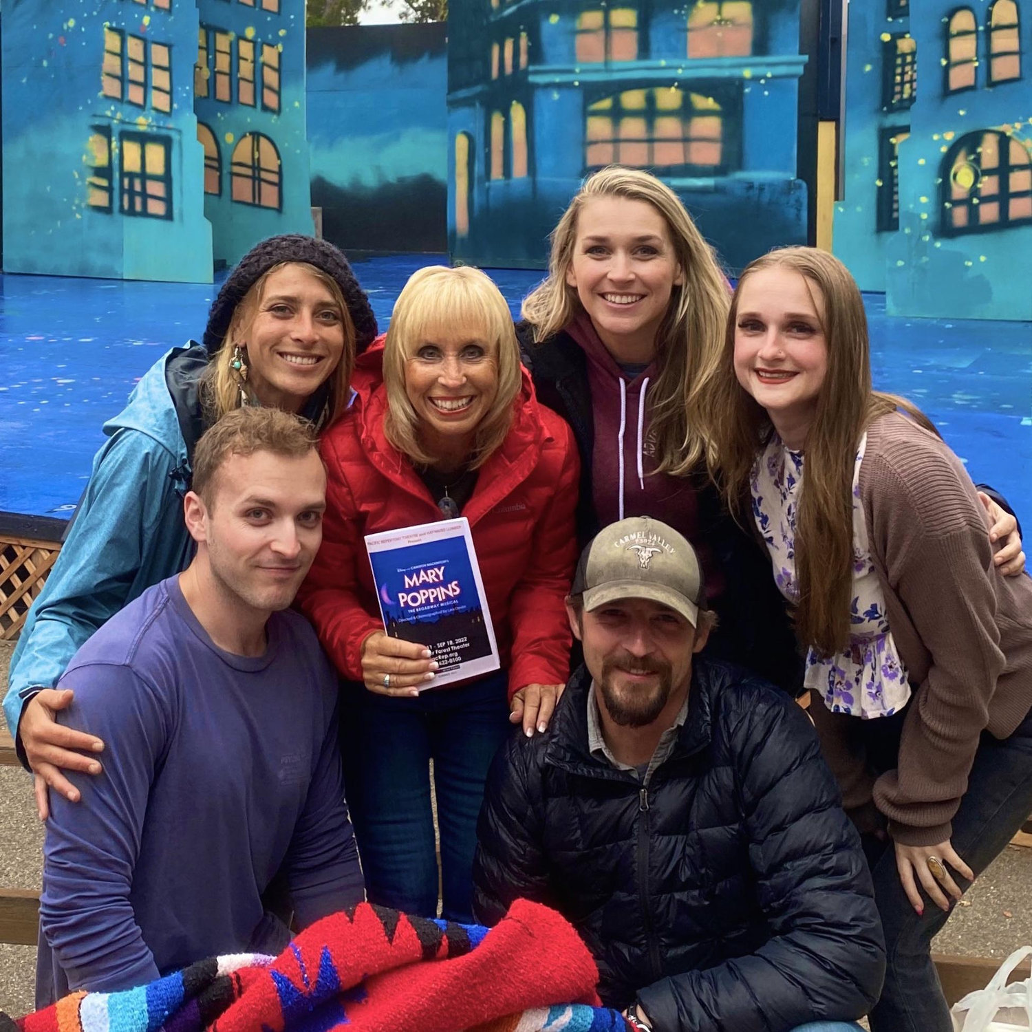 Mary Poppins at Tyler’s childhood theater where he used to preform