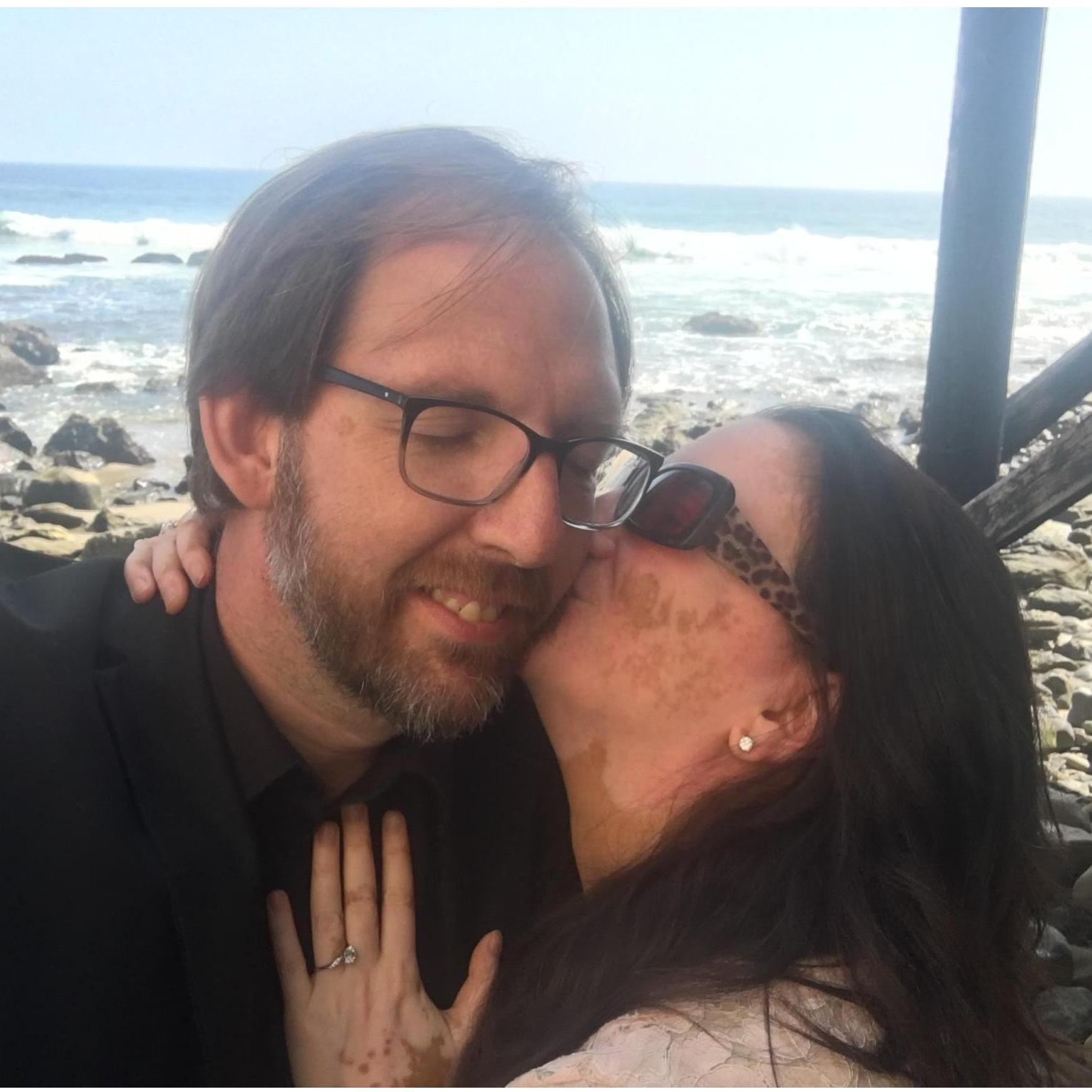 Our favorite photo. And it's a selfie. Take that, Millennials who hire stealth photographers. #GenXwedding