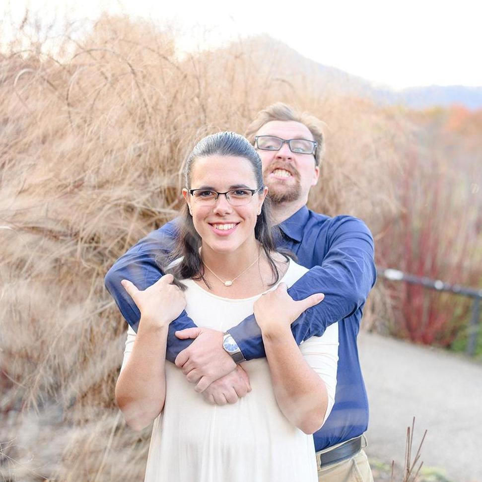 It wouldn't be Yakbo if he didn't make faces during our engagement photos.