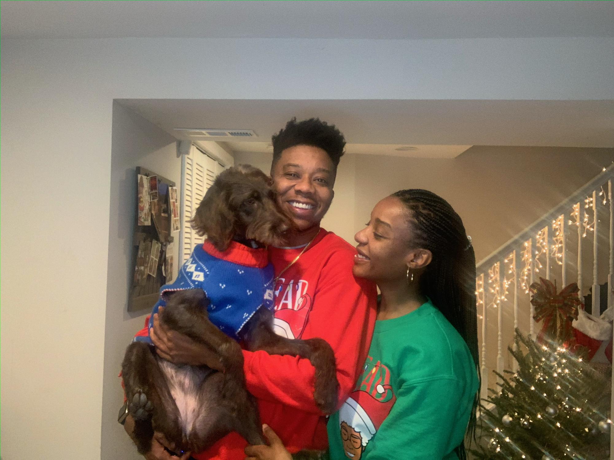 Our first Christmas with our sweet Stella!