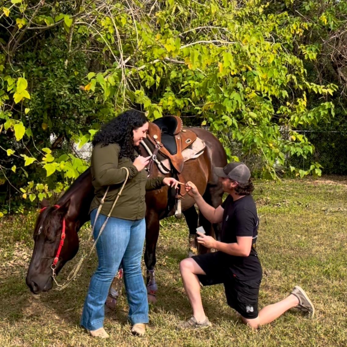 The day Kyle popped the question!
