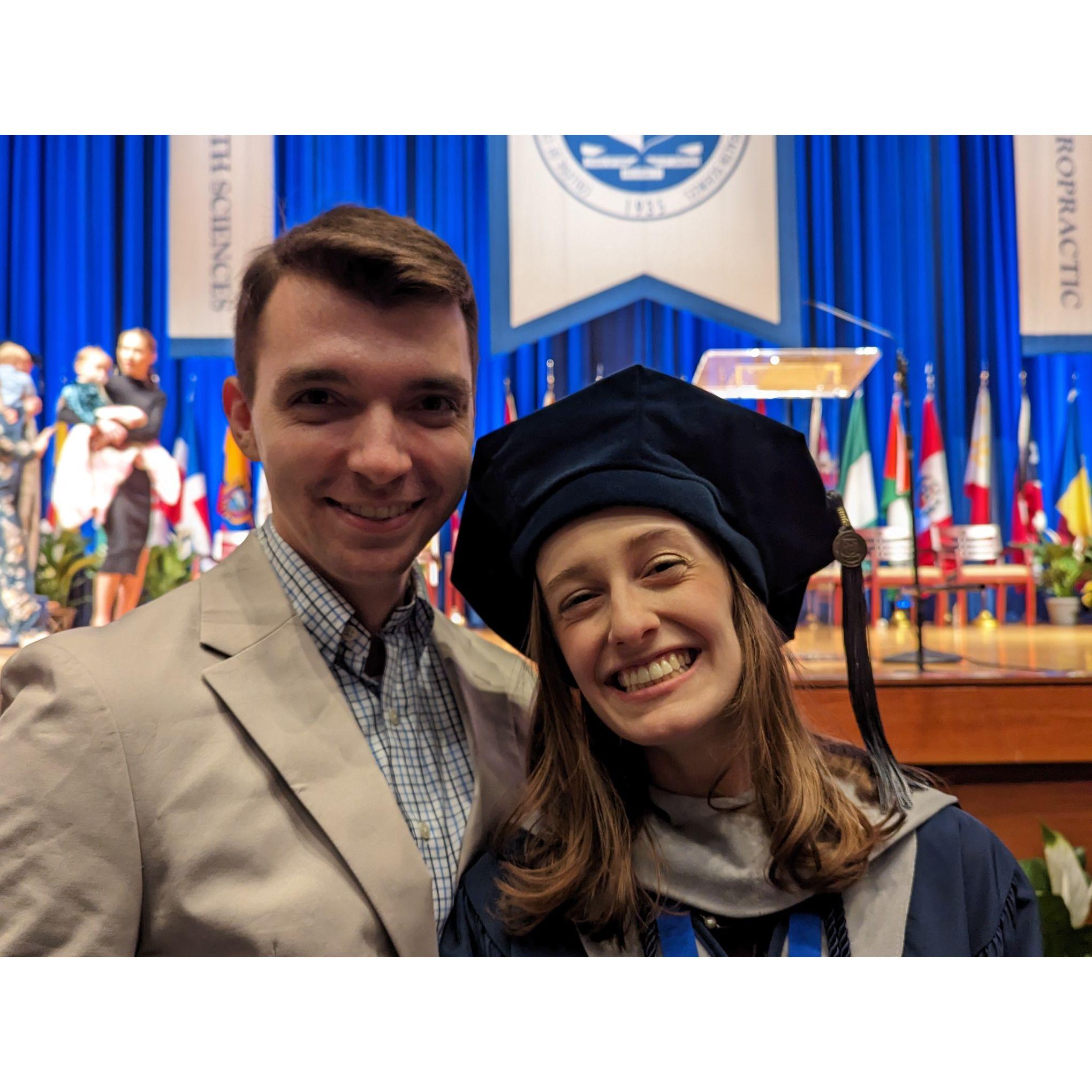 Jesse shouted, “That’s my girlfriend!” when Victoria received her hood— April 2023