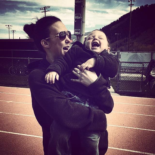 Paxton with his Aunt Hayley!