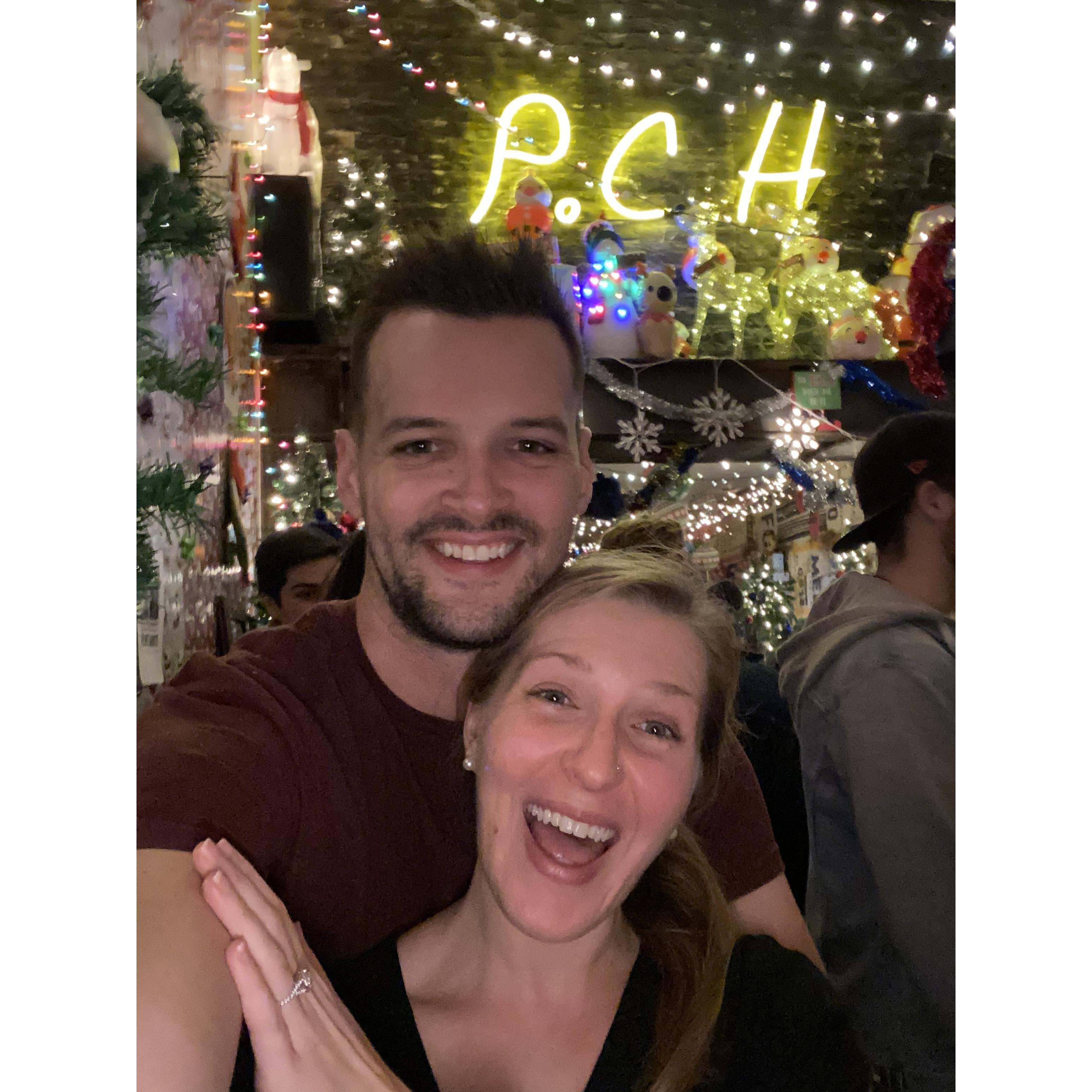 One of our favorite spots in SF, Pacific Cocktail Haven turns into an over-the-top Christmas themed bar for 1 month of the year. Liz was thrilled with the (fake) indoor snow.