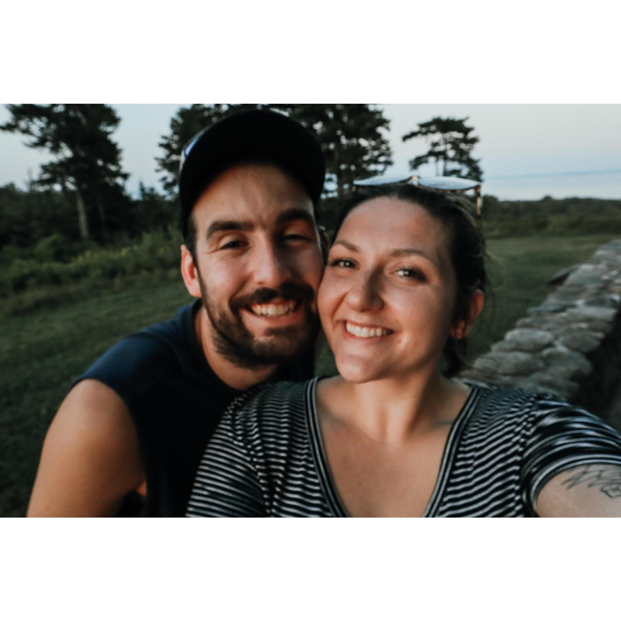 One of our favorite spots to go to together. Beech hill 21'