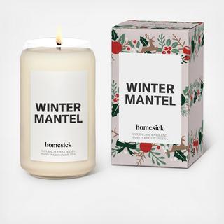 Winter Mantel Candle