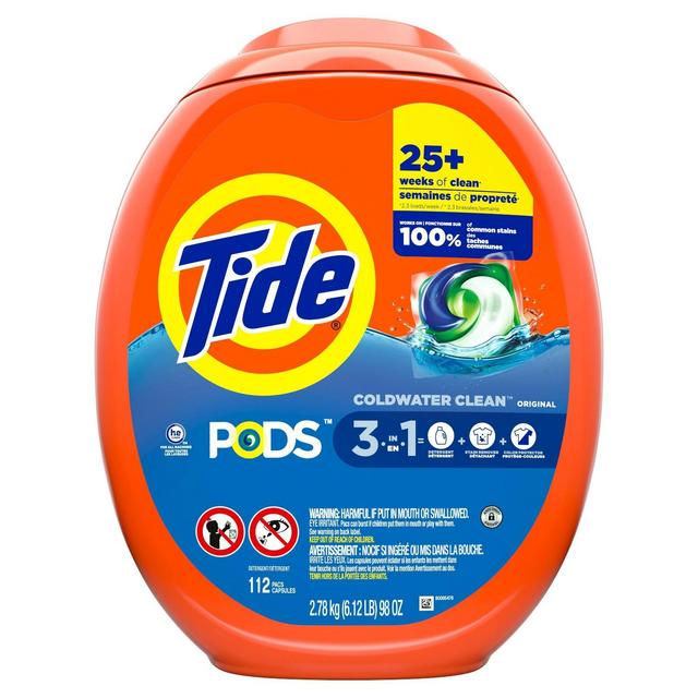 Tide Pods Laundry Detergent Pacs - Original - 98oz/112ct