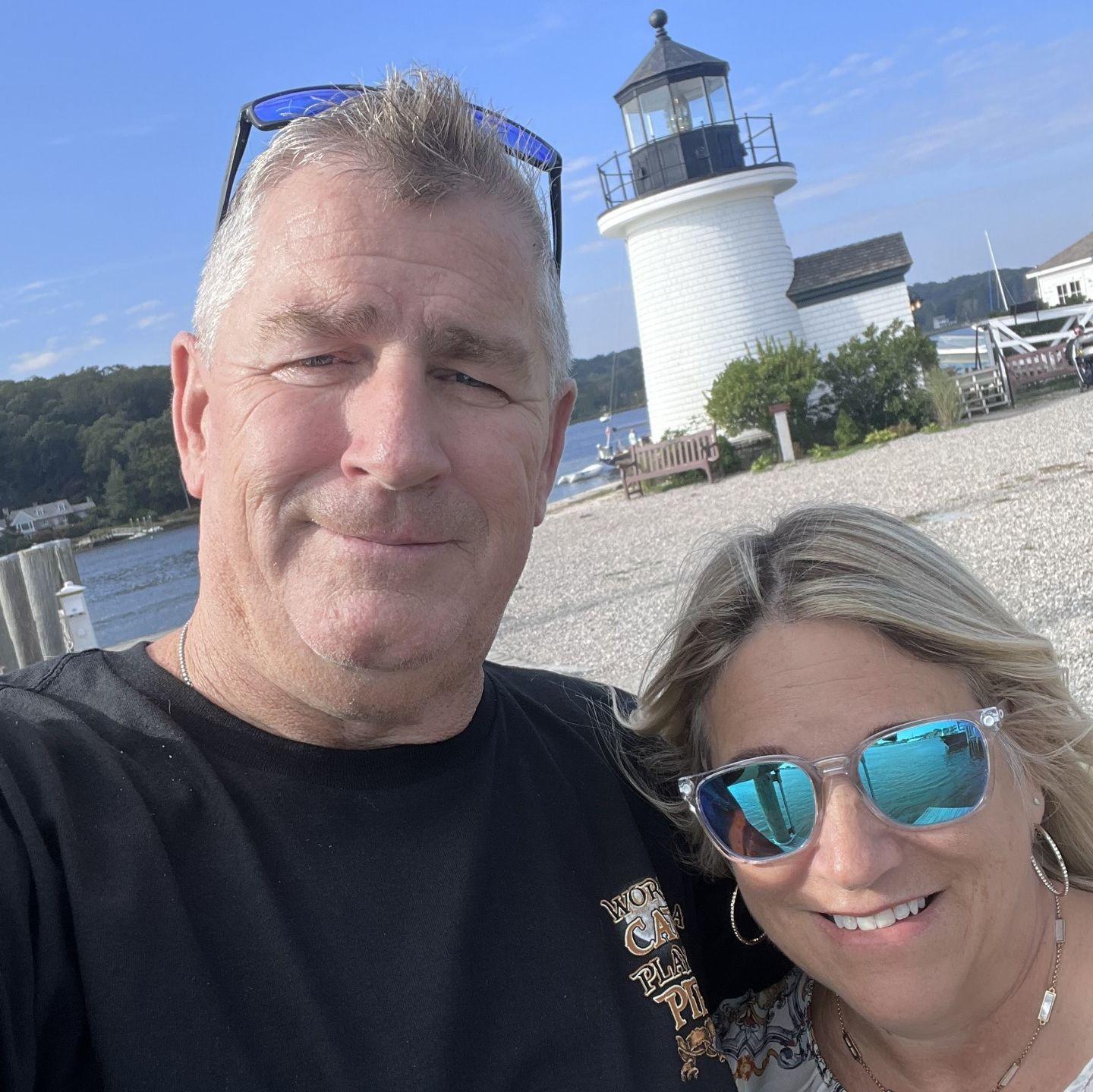 This was in Mystic, CT 2023.  We have visited many lighthouses up and down the East Coast.  Saint Augustine's was our first and favorite memory.  We climbed to the top and saw the sunset on one side and the moon glow on the other.