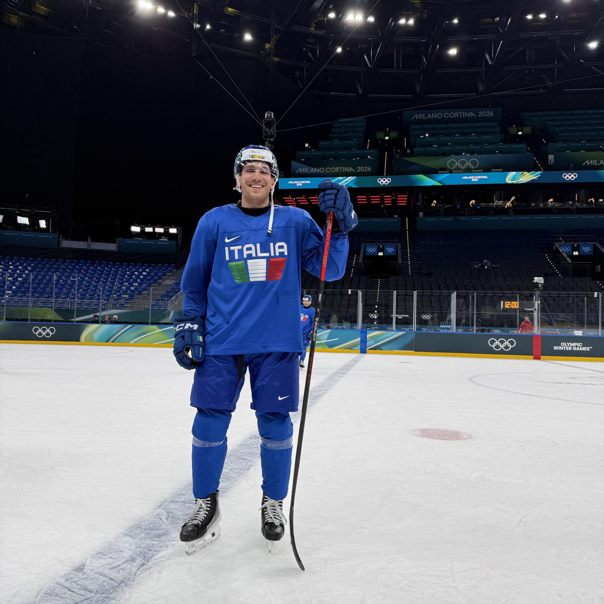 Matt at Santa Giulia Arena. Milano Cortina Olympics, 2026!