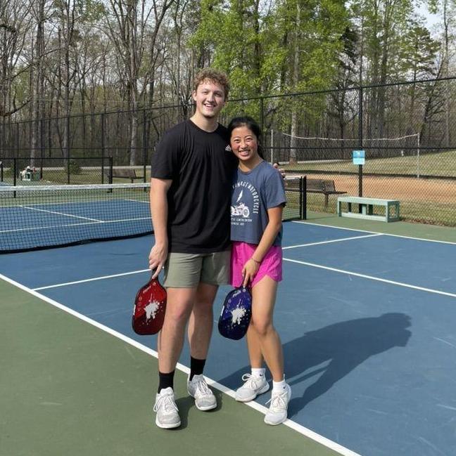 One of our favorite hobbies to do together - pickleball!