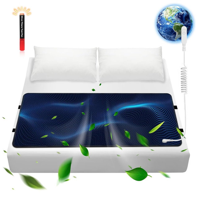 Knocoka Grounding Mat for Bed, Grounding Sheets, Grounding Mattress Pad with Cord (King XL, 54"x78")