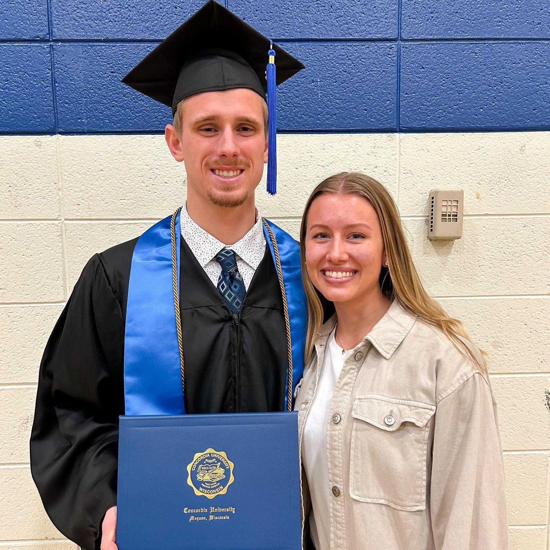 Evan graduated from cuw