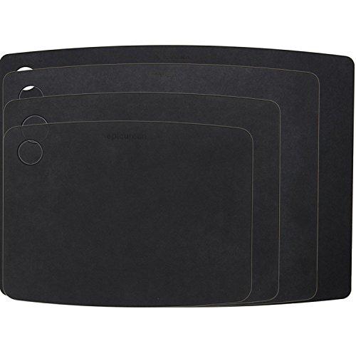 Epicurean Kitchen Series Cutting Board 4 Piece Set 8x6&quot;, 12x9&quot;,15x11&quot; and 18x13- Slate