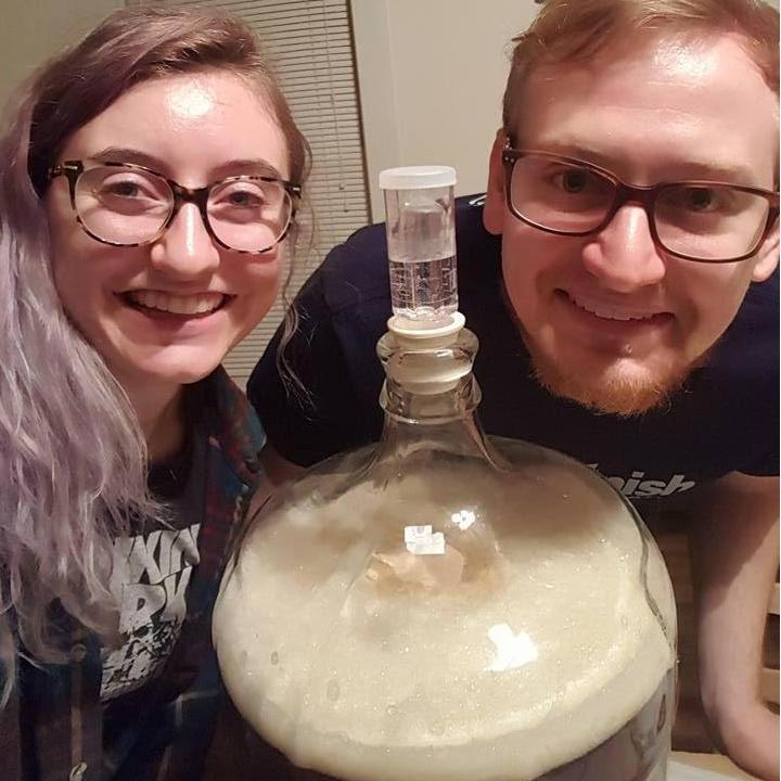 Our first beer!