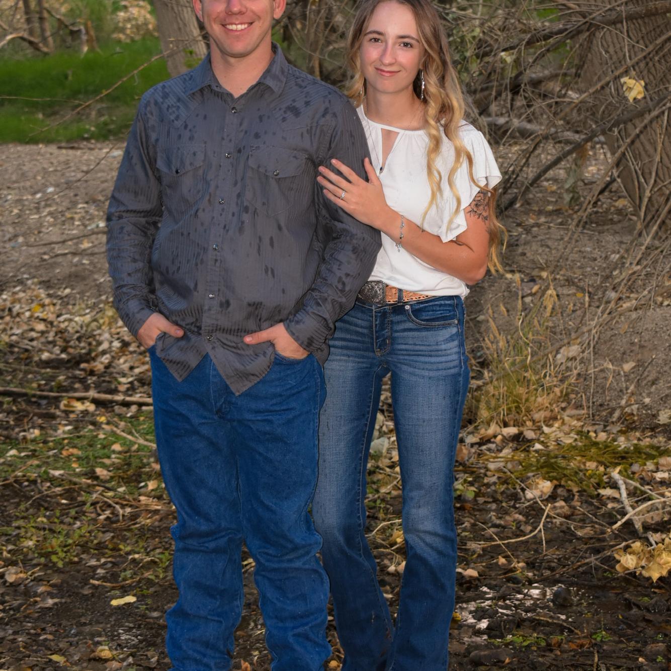 After first getting engaged! July 2023