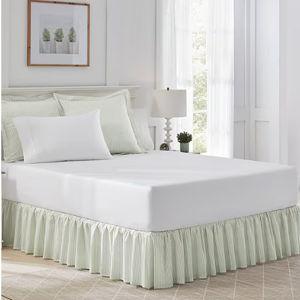 Laura Ashley LA Classics Ticking Stripe Ruffled Bed Skirt | Dillard's