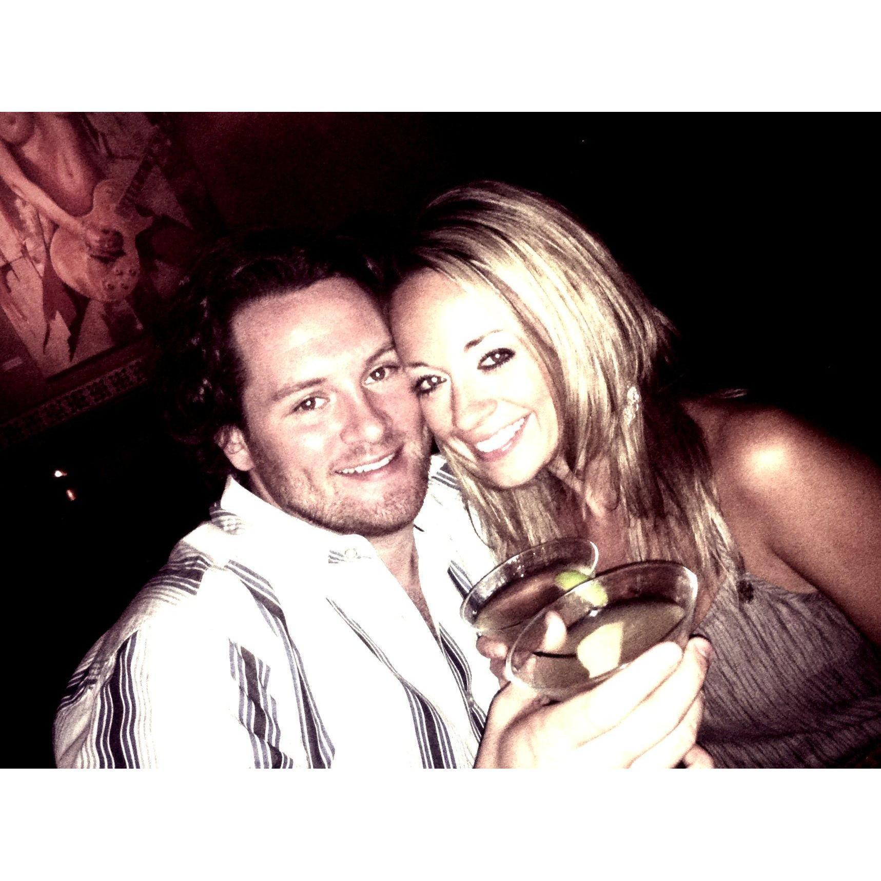 Our ONE YEAR anniversary. Very long ago!