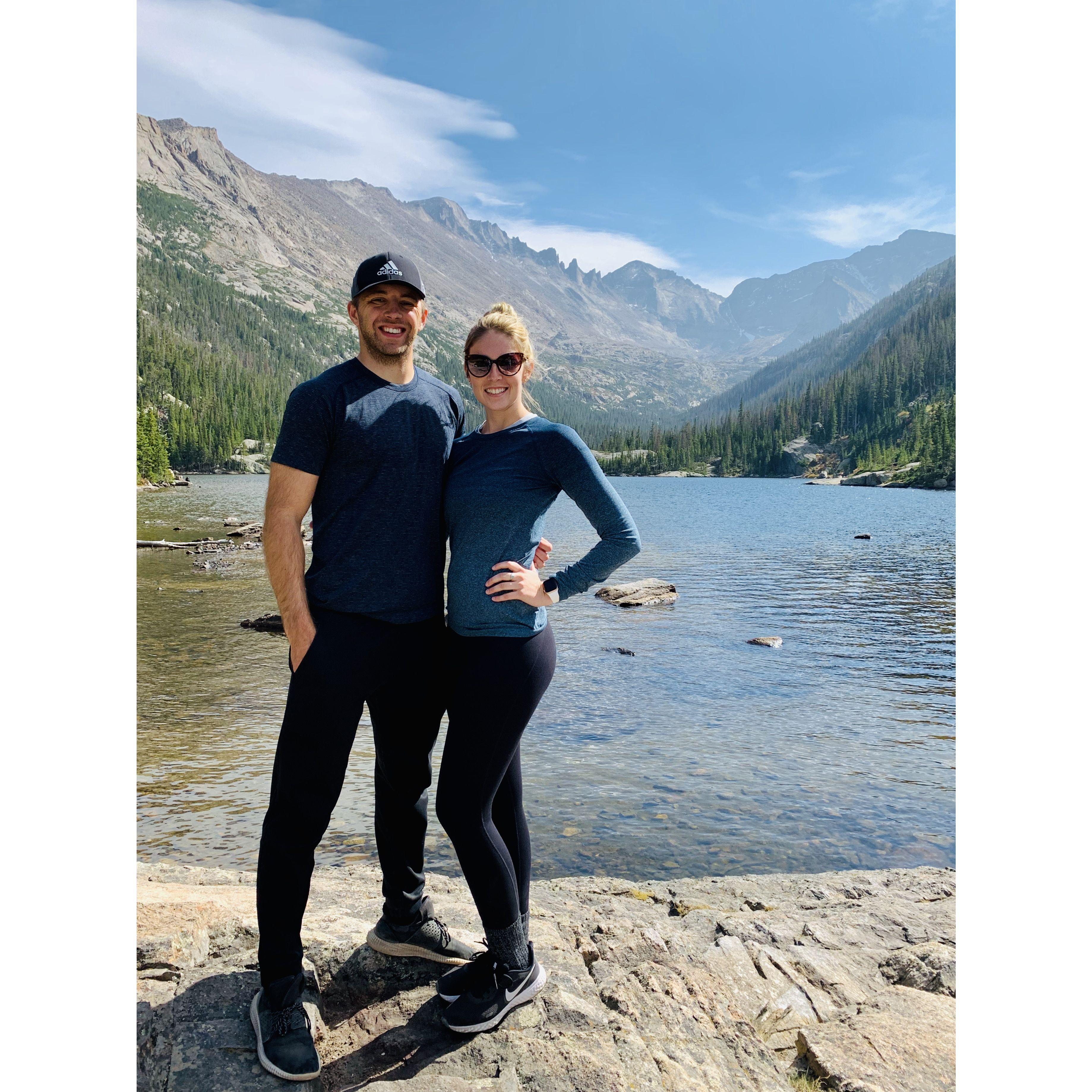 Our trip to Colorado on one of our hikes!