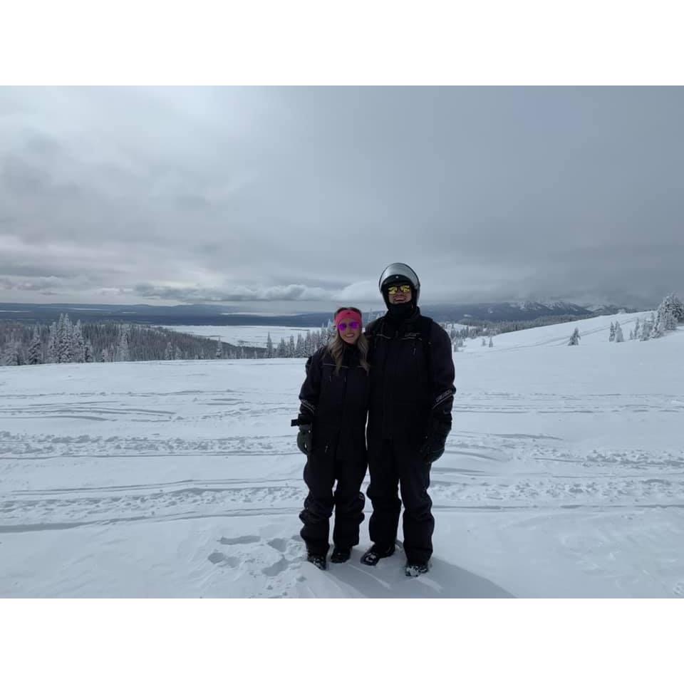 Snowmobiling in Montana, another first! February 2019