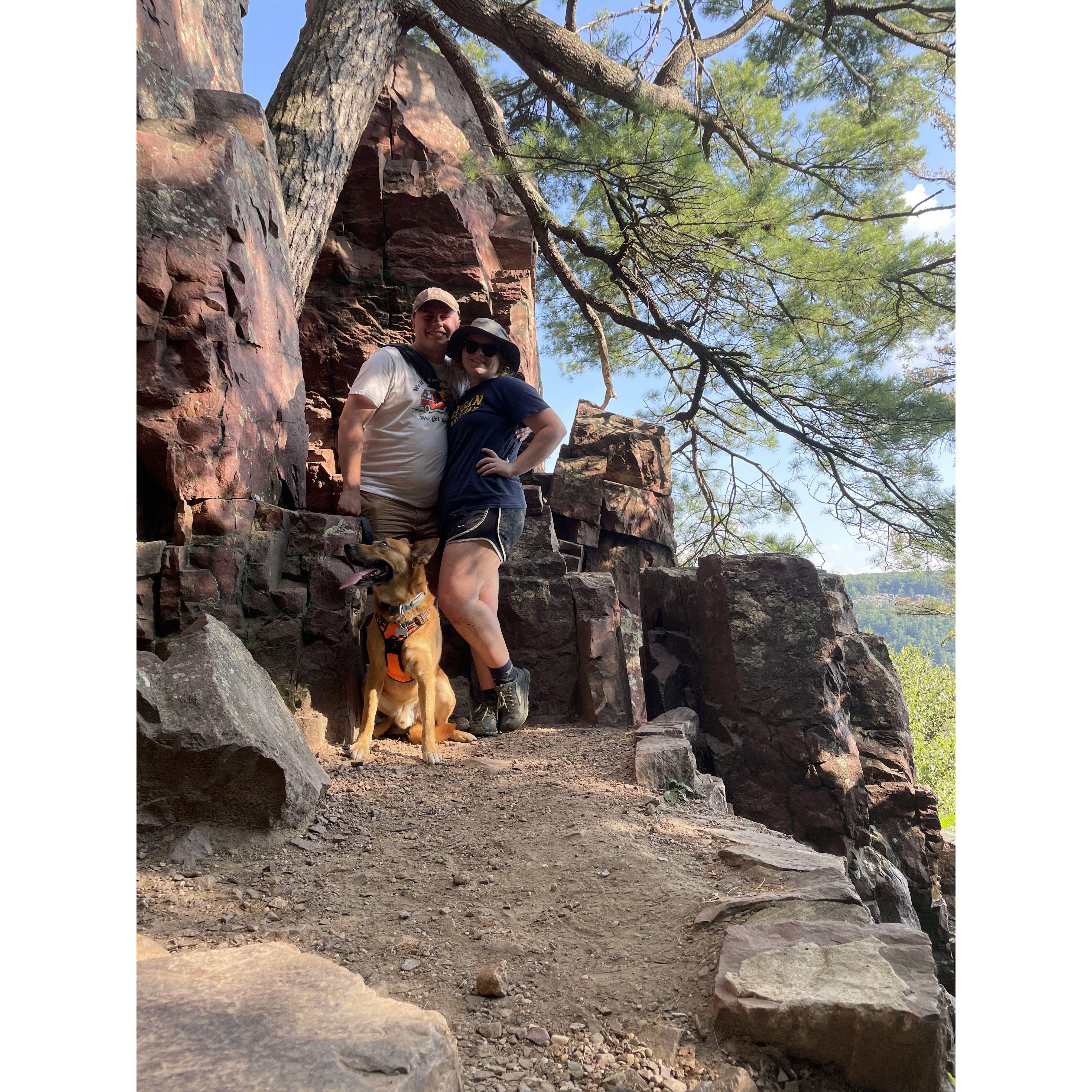 Taken on our around Lake Michigan Trip at Devils Lake State Park in Baraboo, WI.
