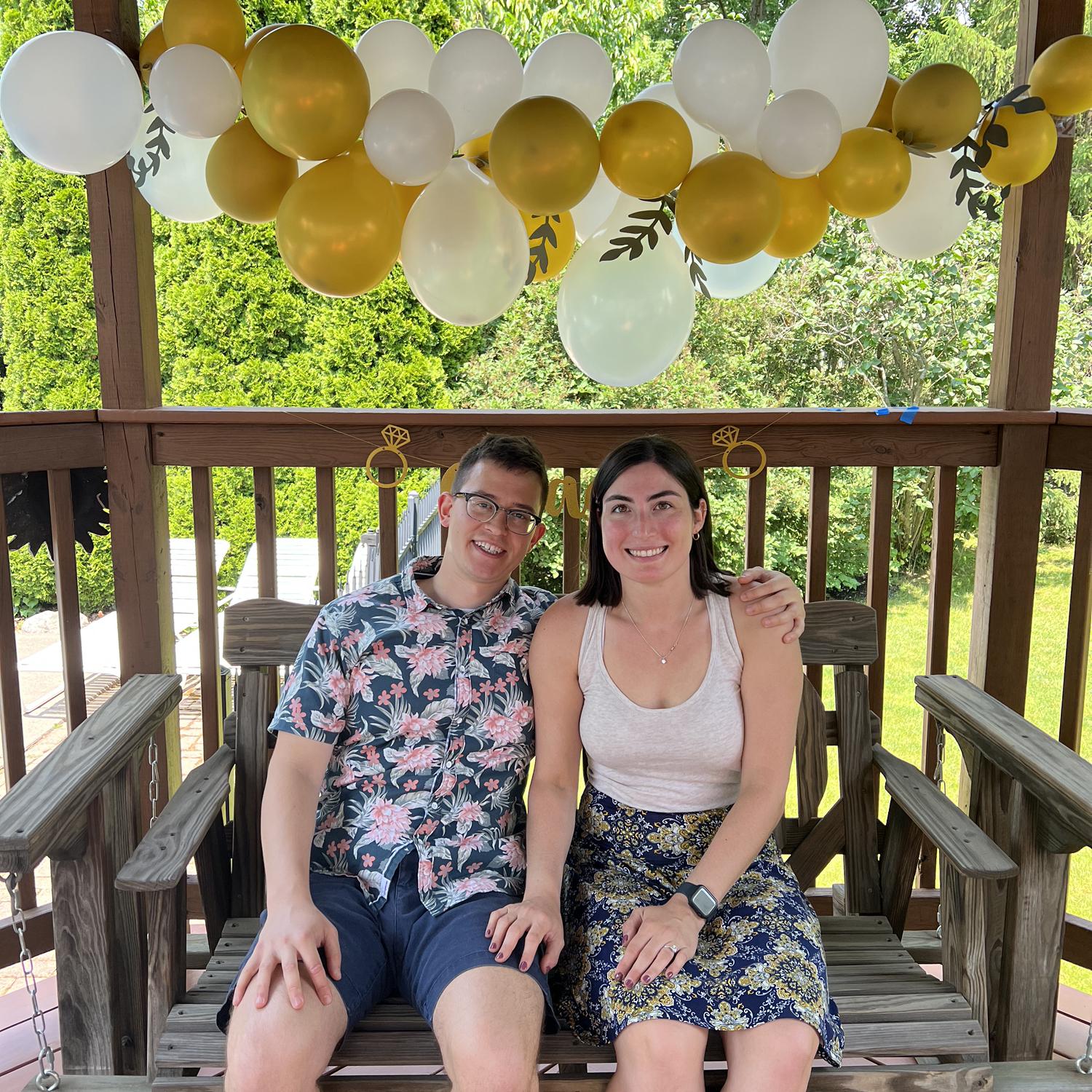 Engagement party, June 2023