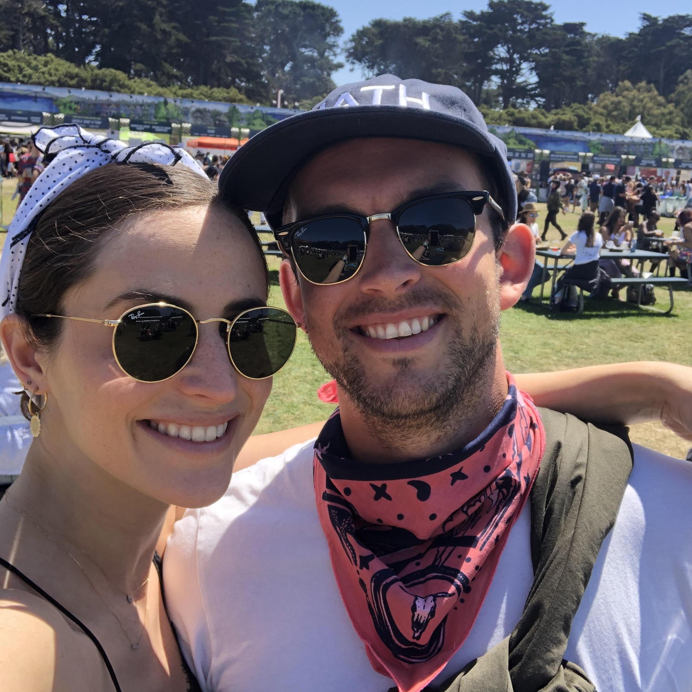 Outside Lands Music Festival on our one year anniversary, August 2019