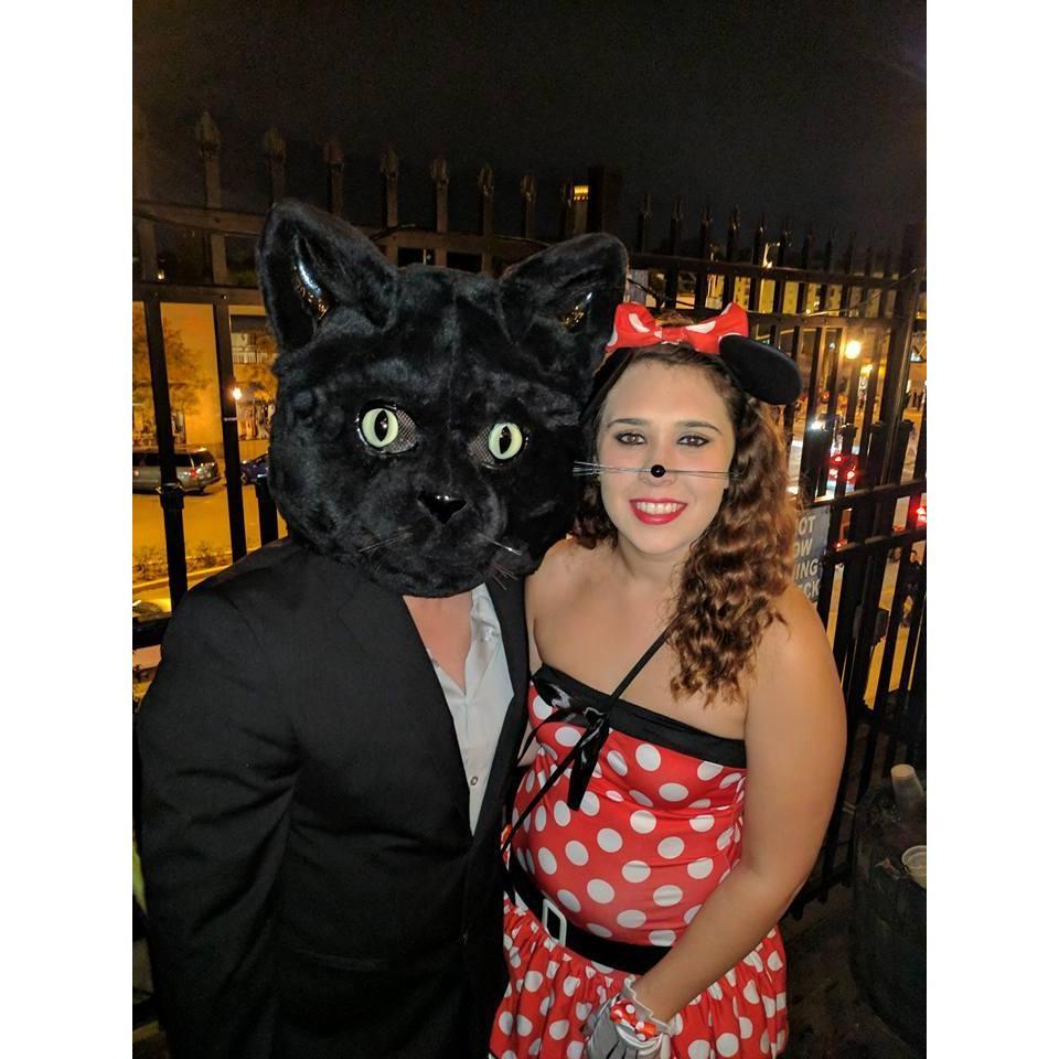 Fun halloween costumes we wore for a night out in Five Points (Columbia)