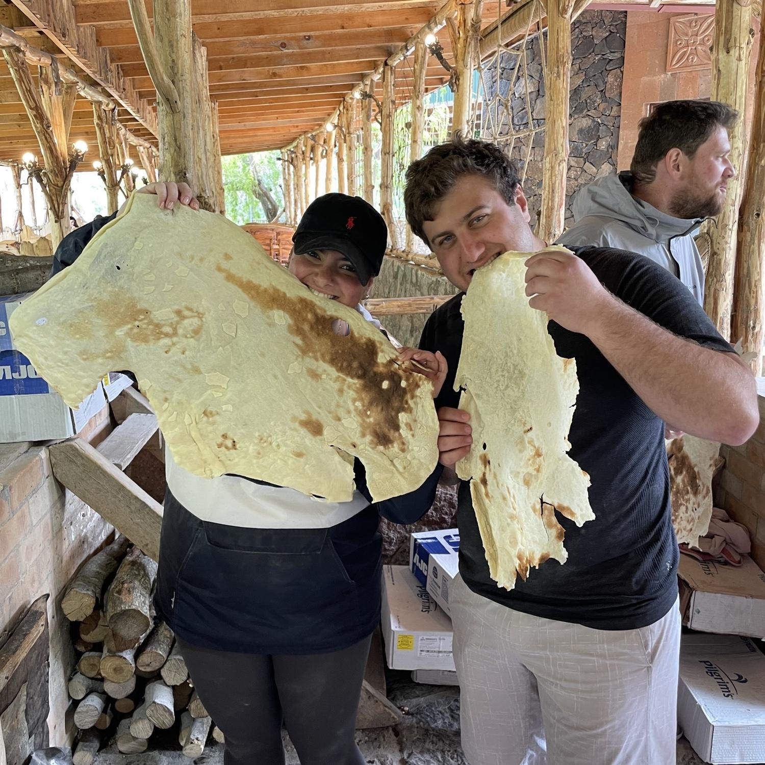 Lavash making
