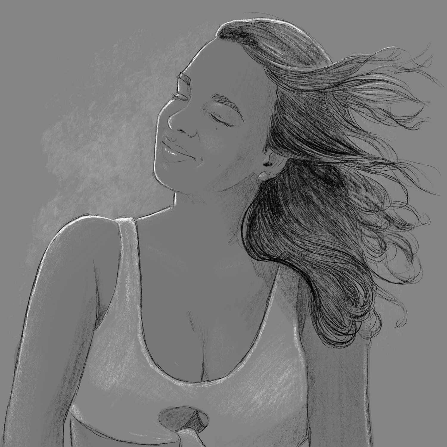 Tyler drew me for the first time as a surprise!