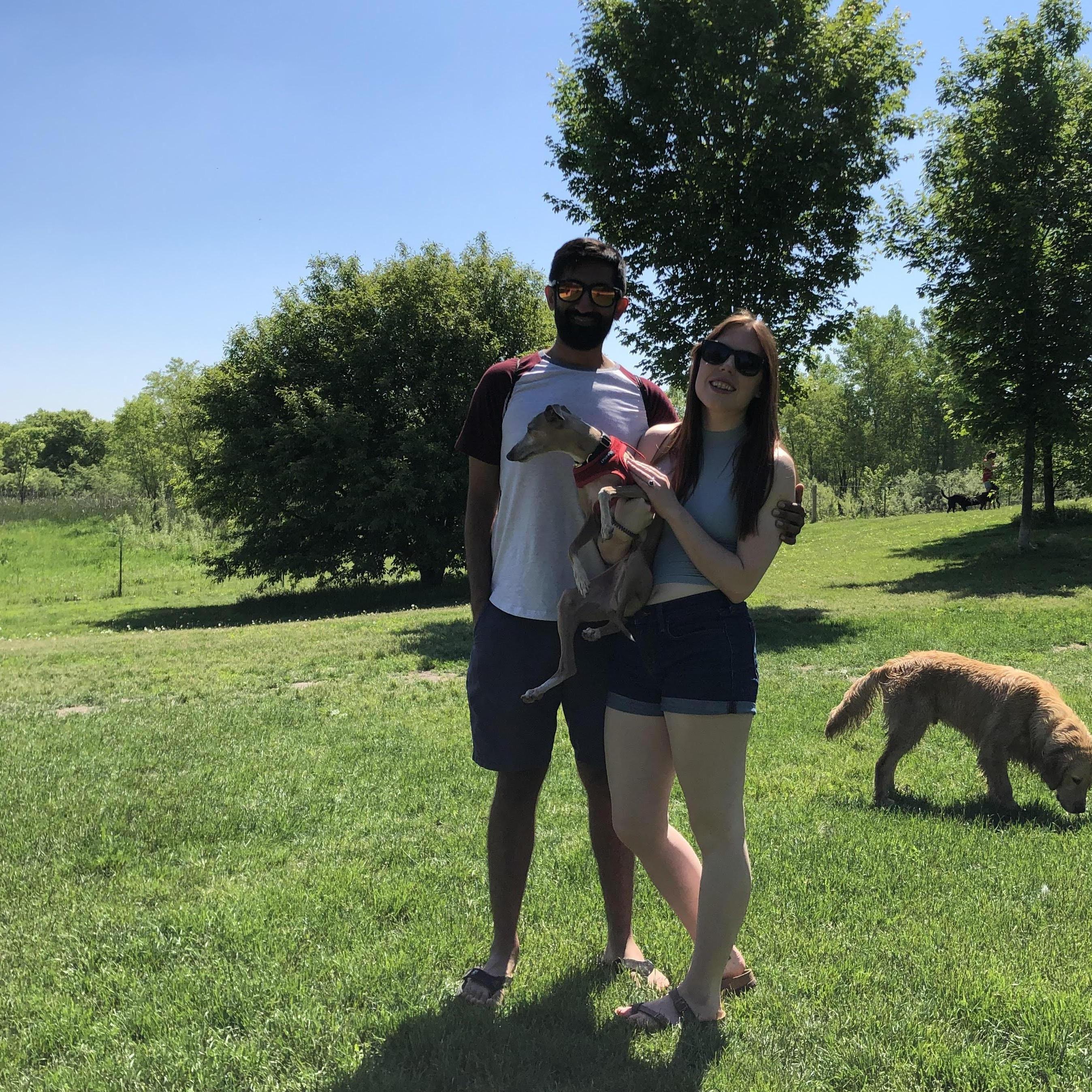 Time outside with our dog is some of our favorite time spent together!