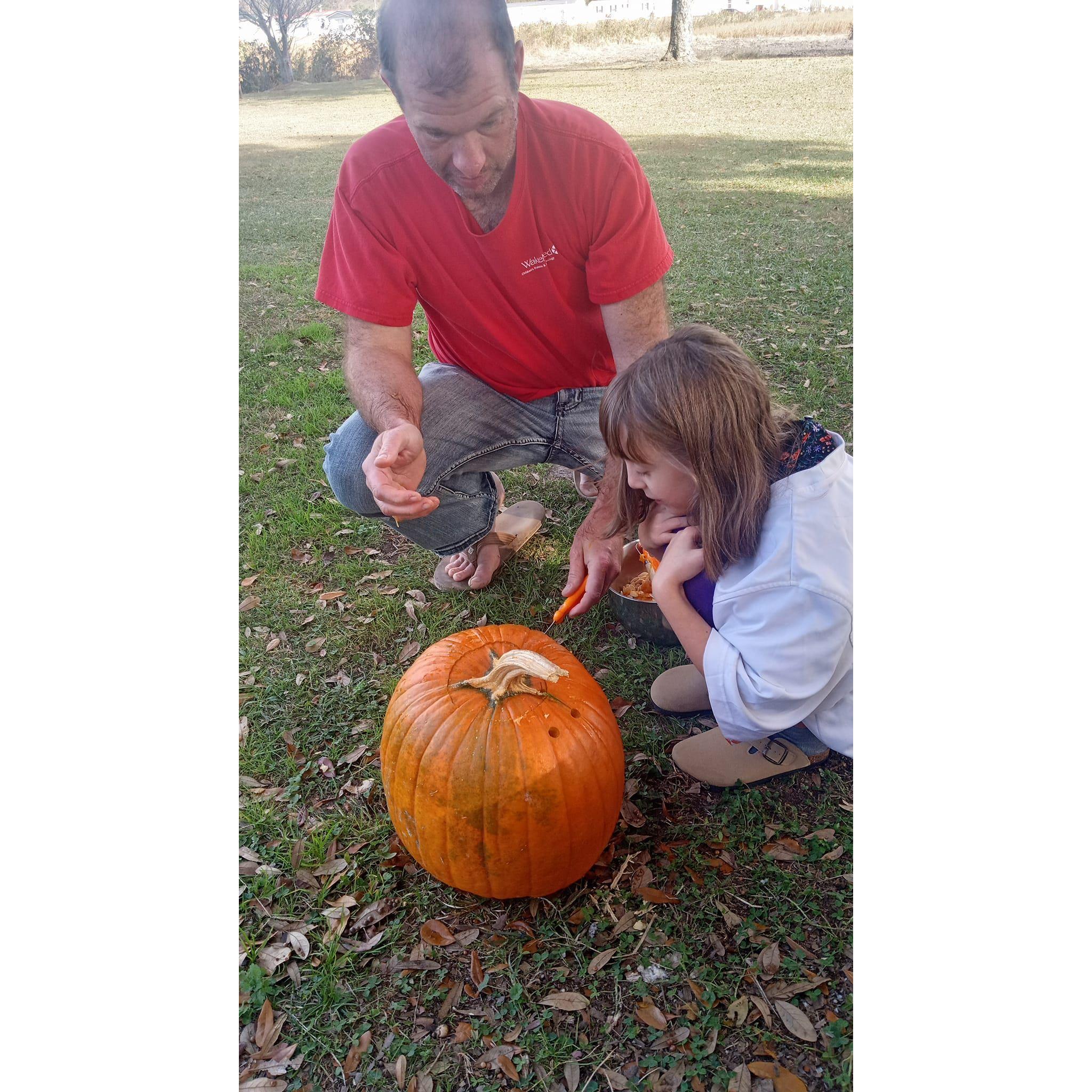 First Pumpkin Carving