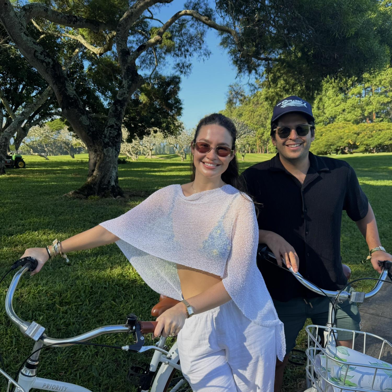 Sopa worked up the courage (was forced) to bike again on our family trip to Hawaii. No accidents though this time! And she rode an adults bike instead of a children’s bike this time.